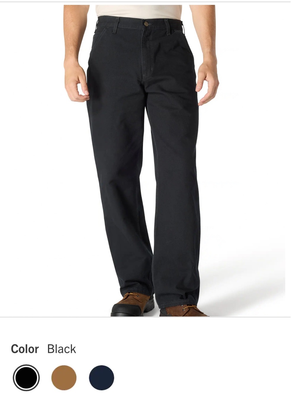 Carhartt Men's Relaxed Fit Jeans in Black